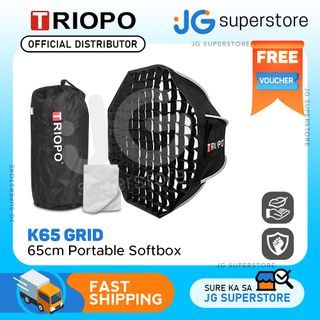 Triopo K65 (65cm) Portable Octagon Softbox and Honeycomb Grid with Bowens Mount Ring for Godox Nanlite Aputure Studio Light - Photography Lighting & Equipment | JG Superstore