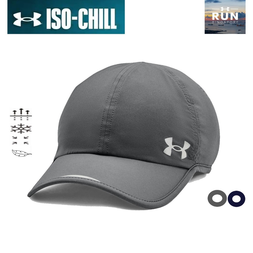 UA Iso-Chill Launch Run Hat, Men's Fashion, Watches Accessories