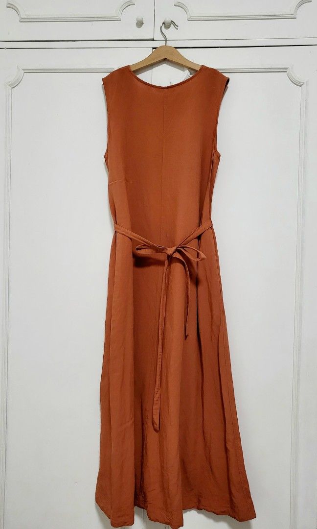 Uniqlo orange dress sales