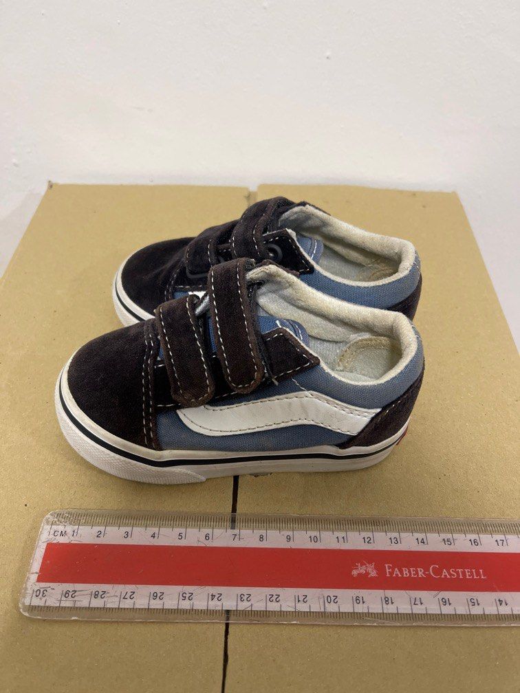 VANS Baby Old SchoOl V Canvas Sneakers Navy Babies Kids