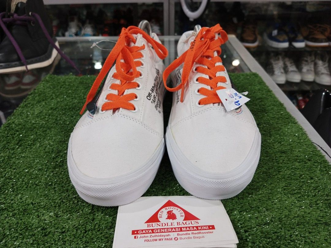 Vans Off White Men s Fashion Footwear Sneakers on Carousell