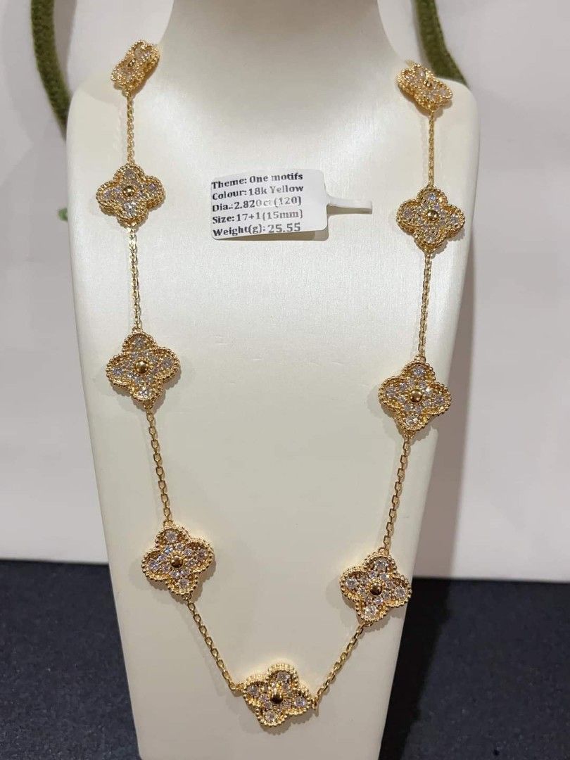 Vintage alhambra necklace outlet