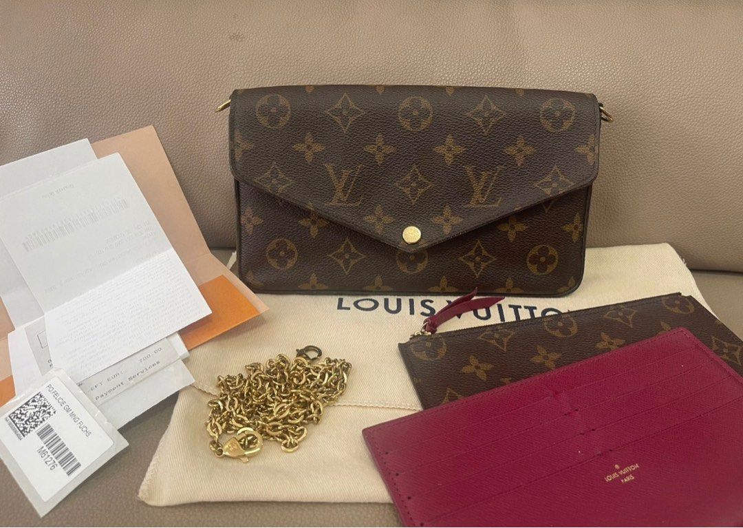 Jual louis vuitton felicie pochette monogram 2020 no pouch VGC