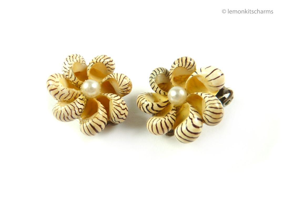 Real seashell earrings outlet