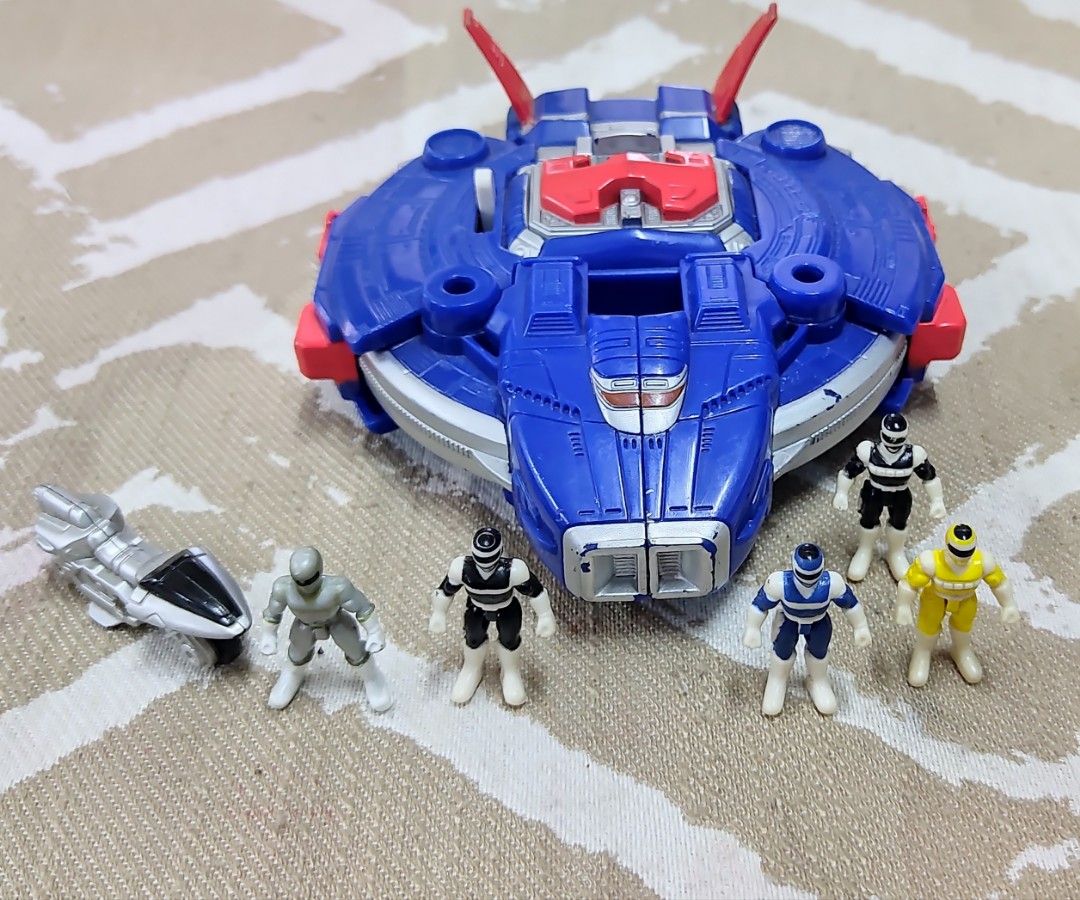 VINTAGE 1997 POWER RANGER IN SPACE PLAYSET ASTRO MEGA SHIP