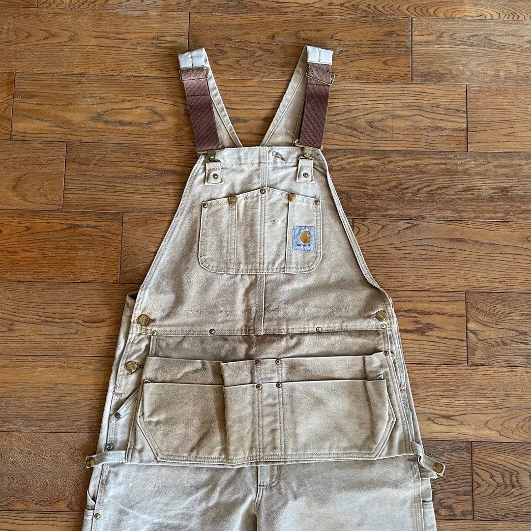 carhartt carpenter overalls with pouches