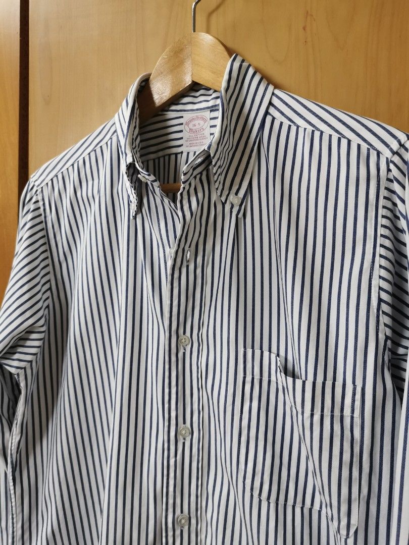 Vintage made in usa brooks brothers stripe shirt (must go)