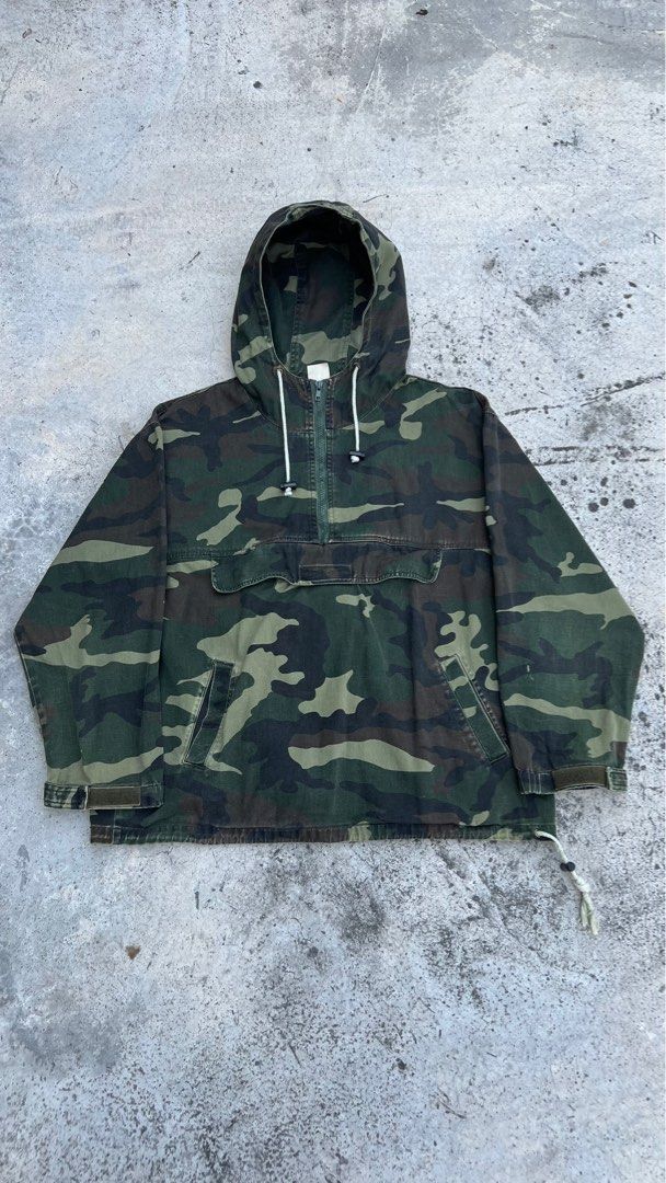 Anorak cheap camo jacket