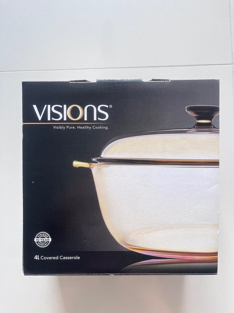 Visions Cookware 4L Covered, Furniture & Home Living, Kitchenware