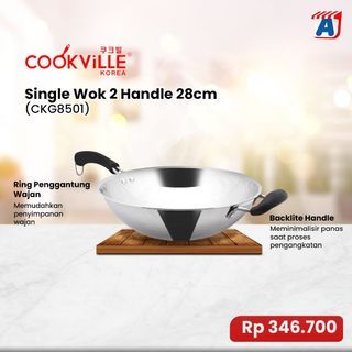 Wajan wok 28 cm merek cookville