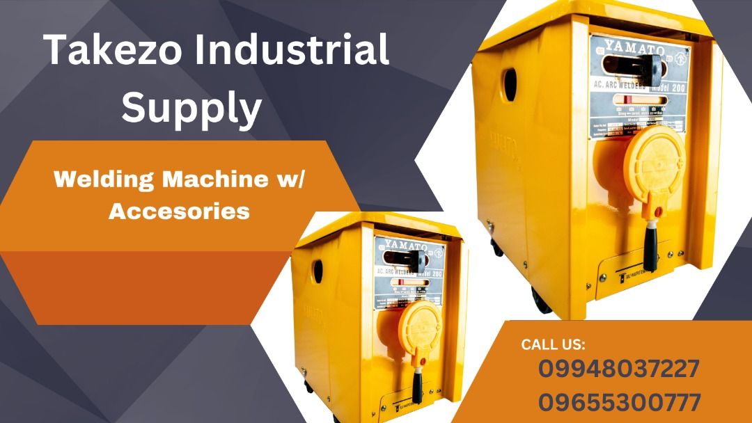Welding Machine w/ Accesories (Category: Construction Tools & Equipment) located in Manila. Submitted by angiedalu10338 (Listing ID 1238513233, Image 1). Description: Welding Machine w/ Accesories Specs: 175Amp Single Portable/Aluminum Price: 8,125 For faster transaction call txt or viber 09948037227 09655300777 Look for Angie or Shane *PRICE MAY CHANGE WITHOUT PRIOR NOTICE *ITEM IS VAT EXCLUSIVE *SUBJECT FOR AVAILABILITY *PRICE DEPENDS ON THE SI