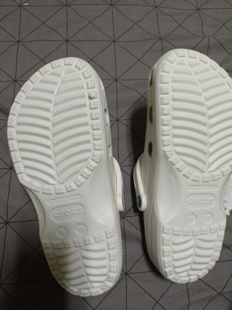 White Crocs Men s Fashion Footwear Flipflops and Slides on