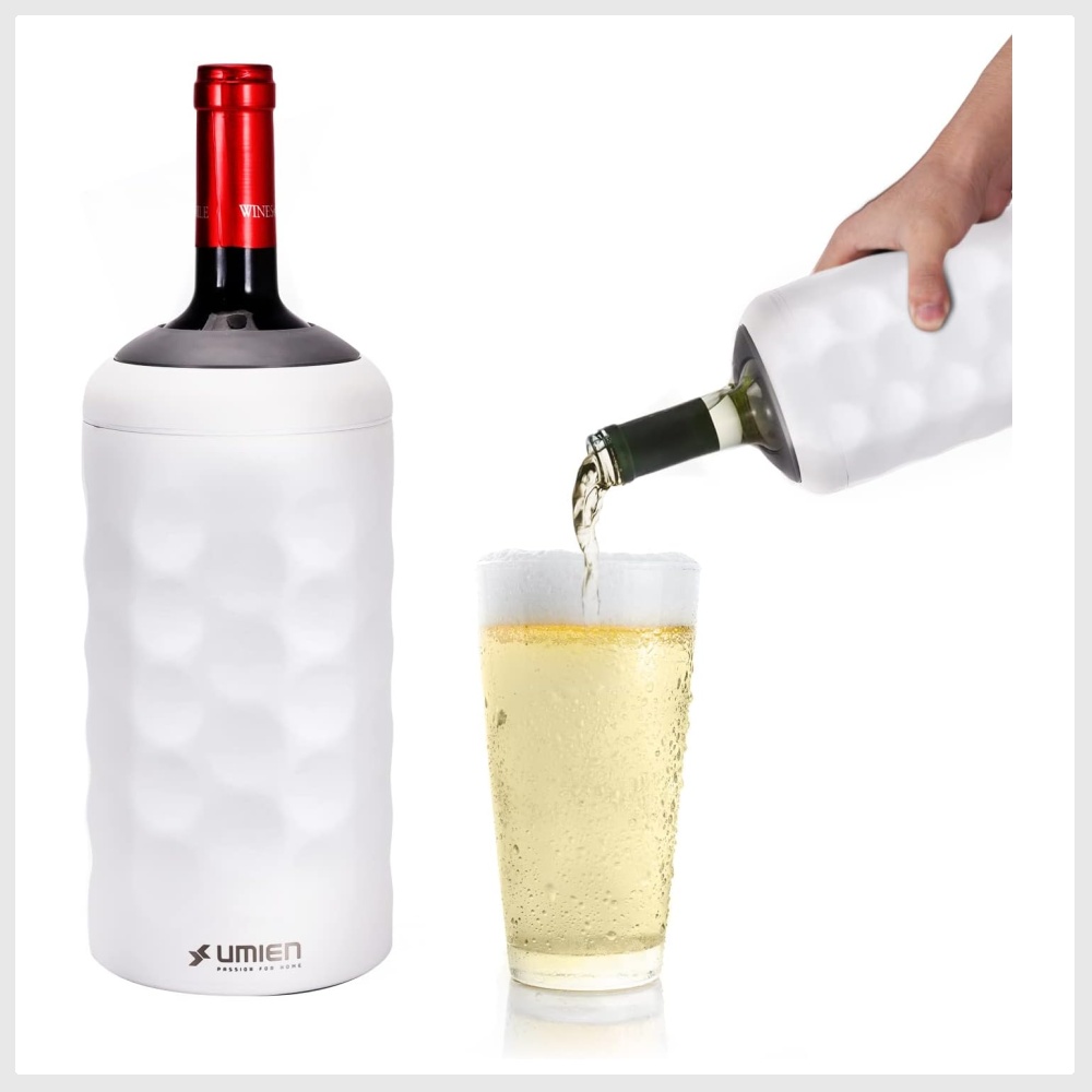 Wine Chiller Premium Wine Bottle Chiller Double Walled, Vacuum