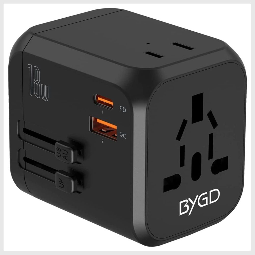 Worldwide Travel Adapter, Universal Adapter 2300W with Dual AC, 4 USB ...