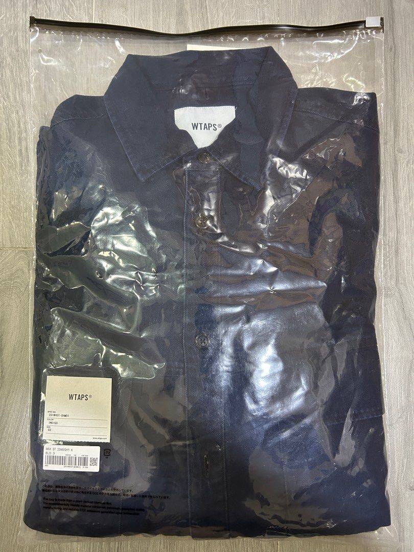 純正入荷 - WTAPS WCPO LS DENIM INDIGO 23ss - セール する:15087円