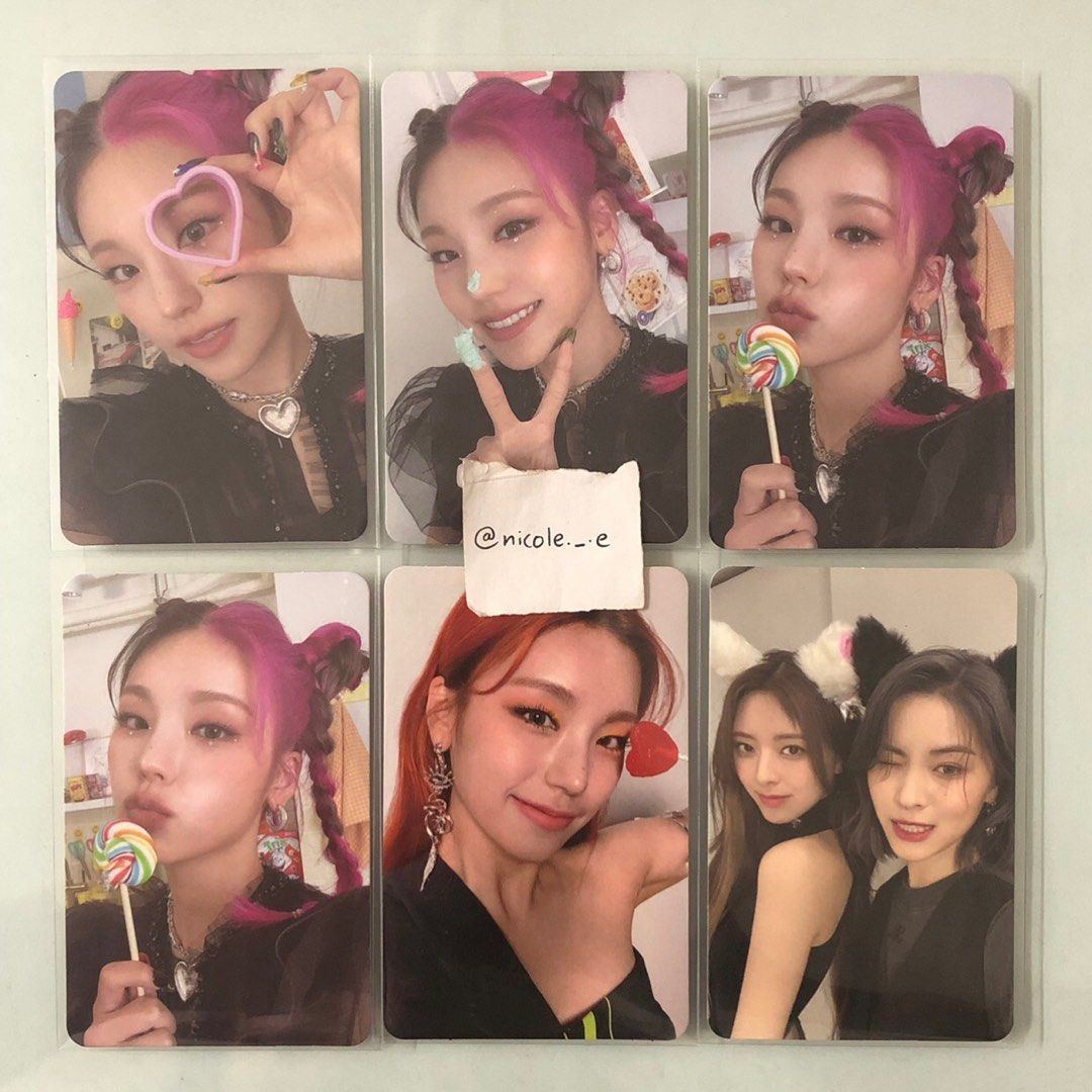 [WTS in bulk] ITZY Yeji photocards Ryujin Yuna unit pc