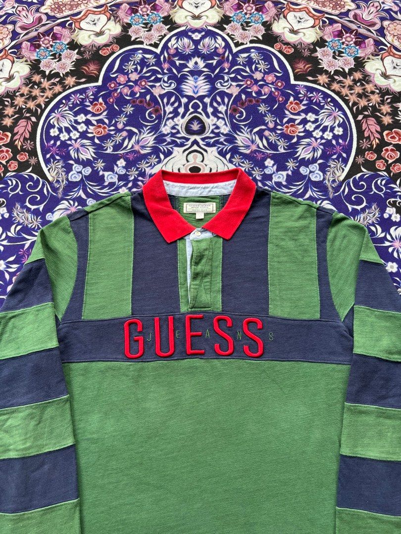 Guess color block jeans hot sale