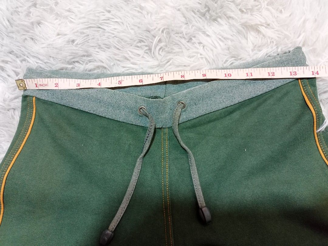 Y2k flared low rised pants (Category: Other Bottoms) located in Caloocan City. Submitted by _c14rr (Listing ID 1238607255, Image 3). Description: width:14" length:36.5 mabigat slight Flaws: nasa pic . . Edit(Oct. 17, 2025): Faded na yung dulo and missing yung isang cord stopper (last 2 photos) +sf mop:gcash . . ..
