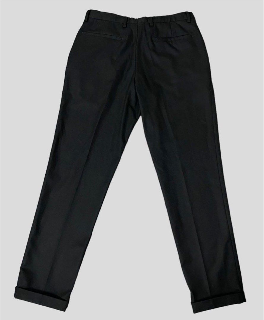 Zara black trousers mens hotsell