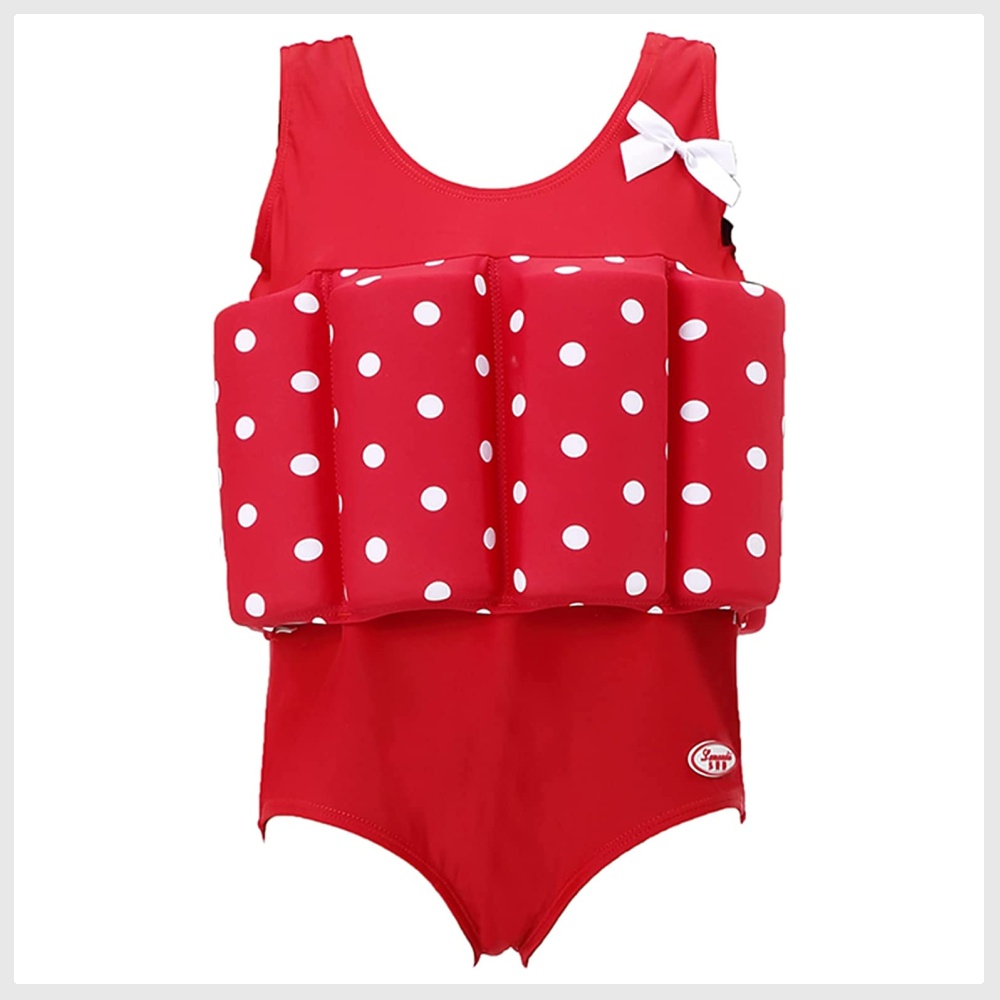 Baby swimsuit with built clearance in floats