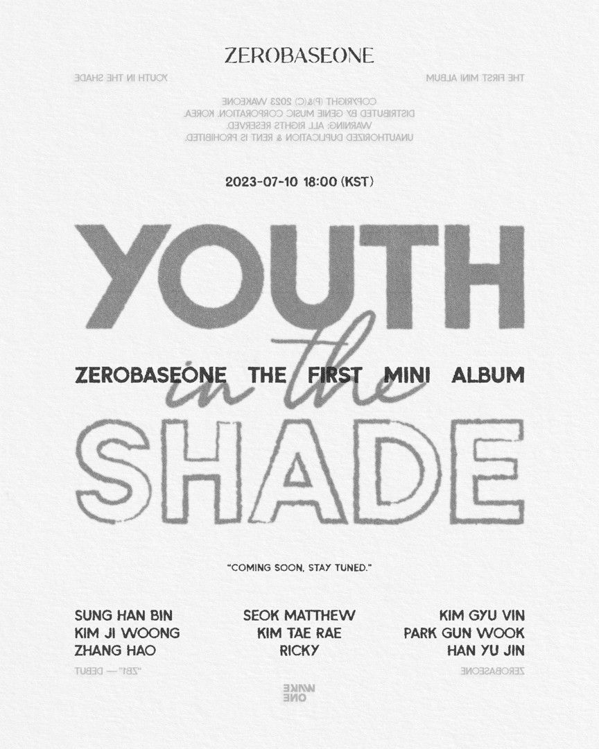 ZEROBASEONE youth in the shade リッキー トレカ - K-POP