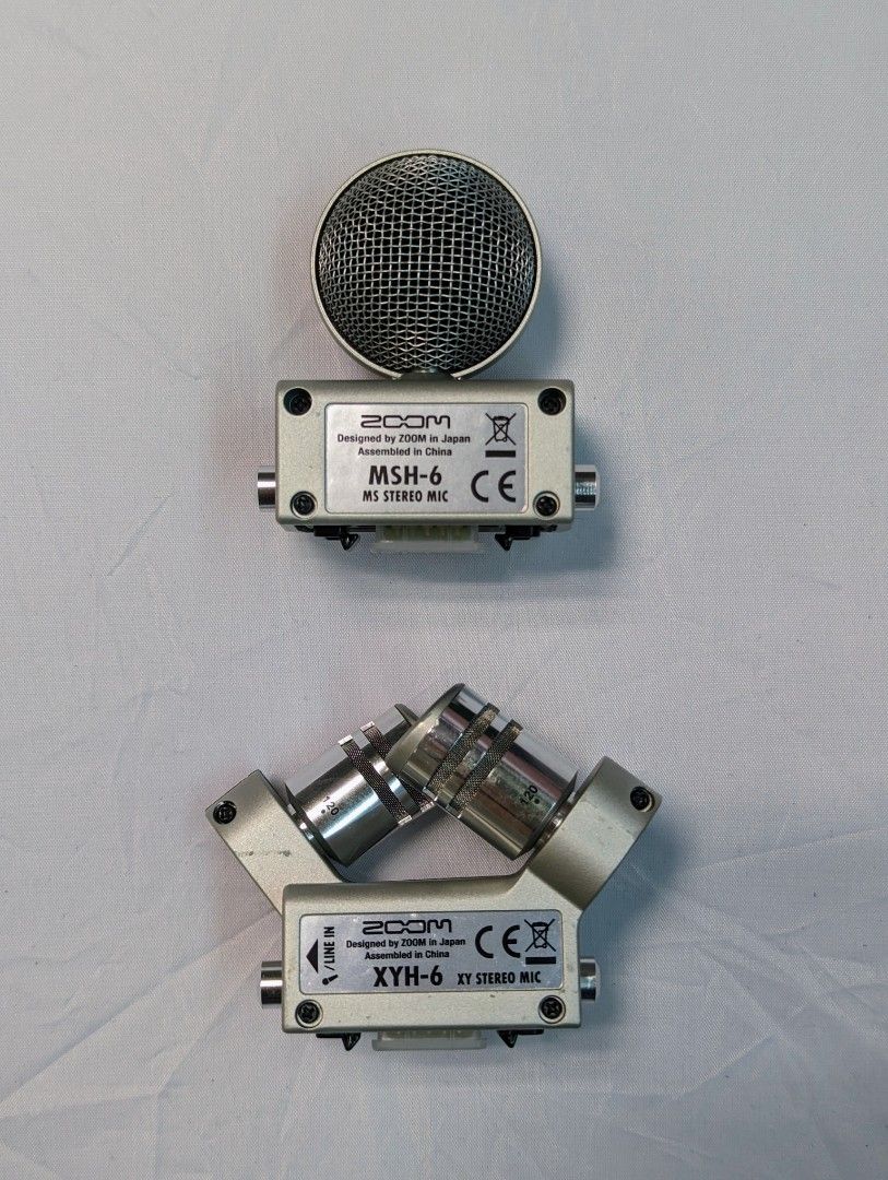 Zoom Audio Recorder Microphone Capsules Attachments (For Zoom H5, H6