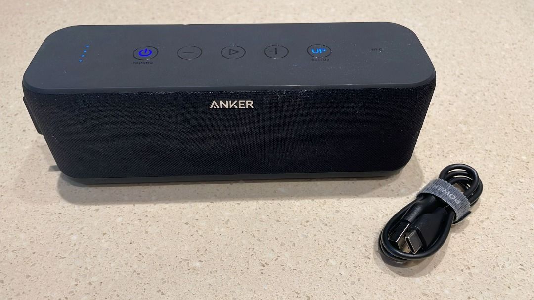 1307) UPGRADED, ANKER SOUNDCORE BOOST BLUETOOTH SPEAKER WITH WELL