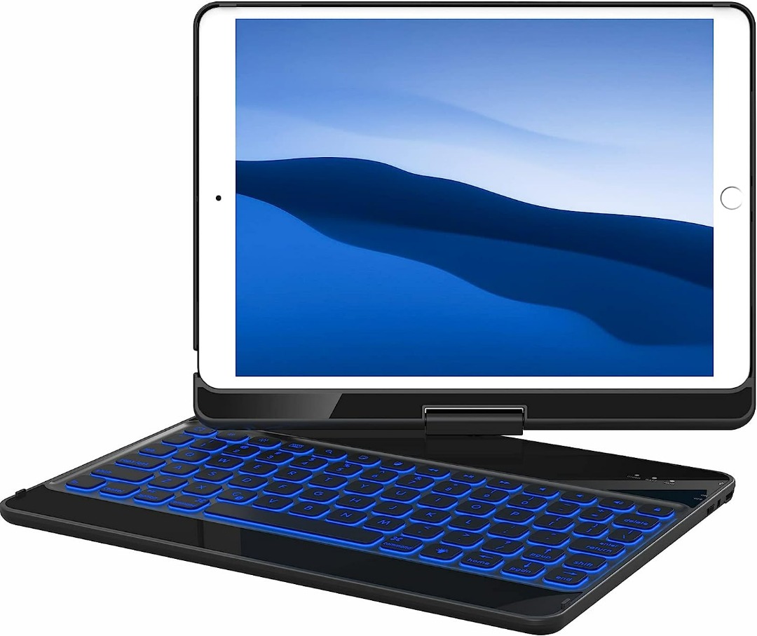 1559) EARTO IPAD 9TH/8TH/7TH GENERATION KEYBOARD CASE, PRO 10.2/10.5