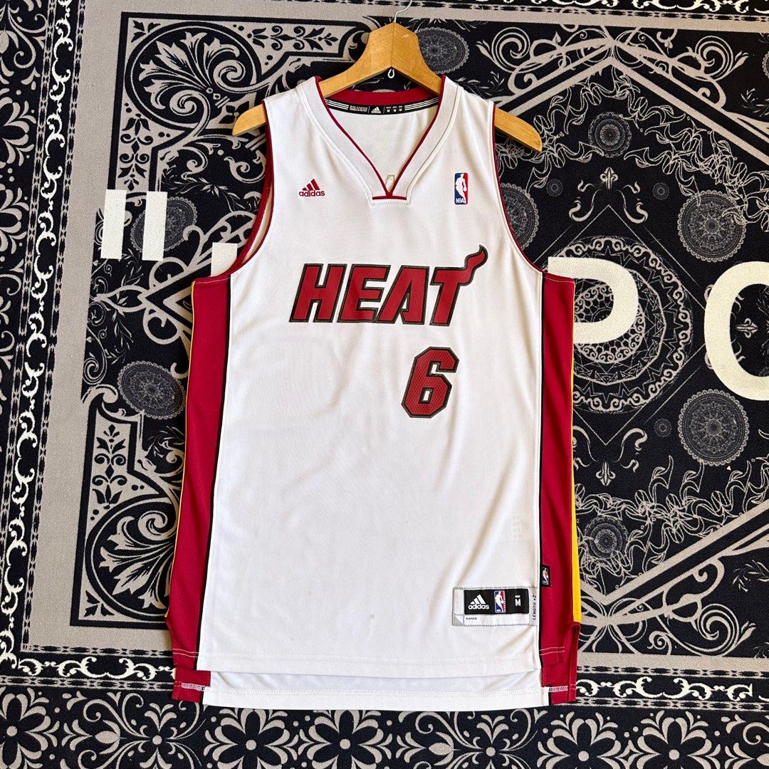 Adidas NBA Lebron James Miami Heat Jersey, Men's Fashion, Activewear on  Carousell