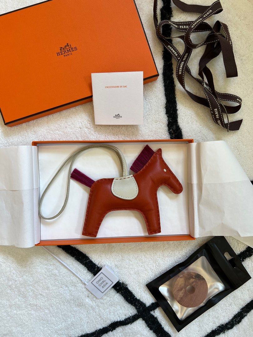 2023 Hermes (GIFTABLE) Milo Lambskin Grigri Rodeo Pegase Horse