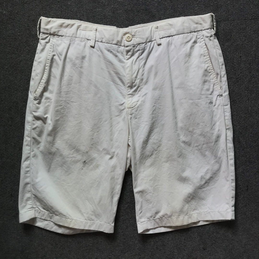 3 for RM10 Uniqlo white Shortpant, Men's Fashion, Bottoms, Shorts on ...