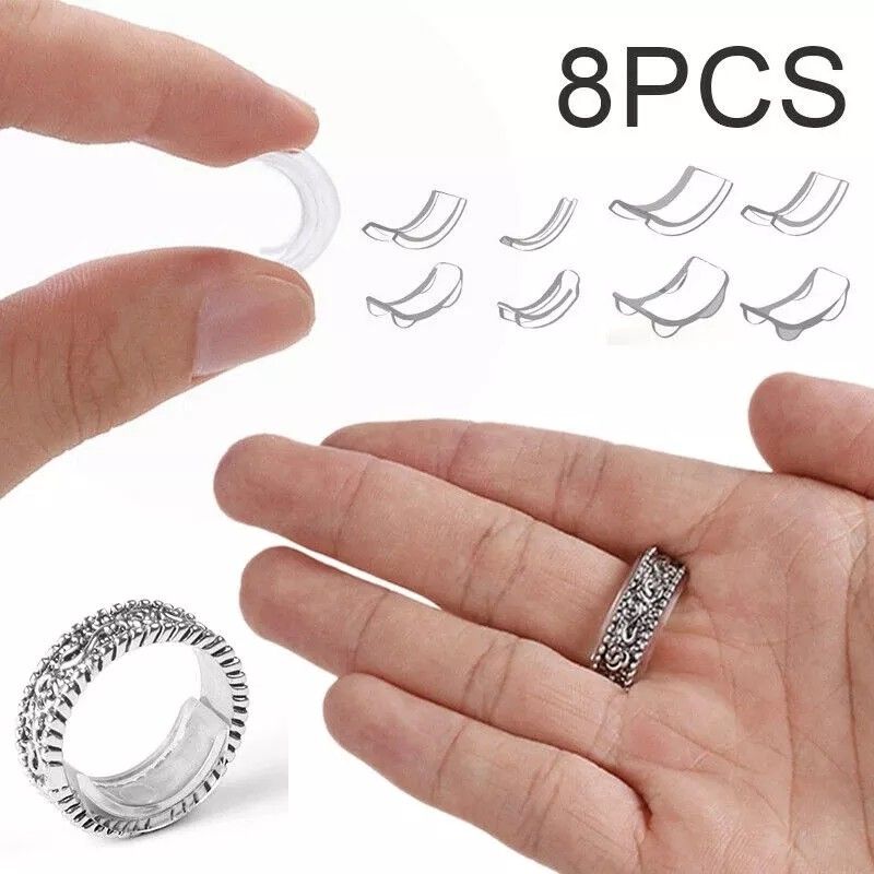New Arrival 8pcs Ring Size Adjusters Set, Ring Sizer Resizer