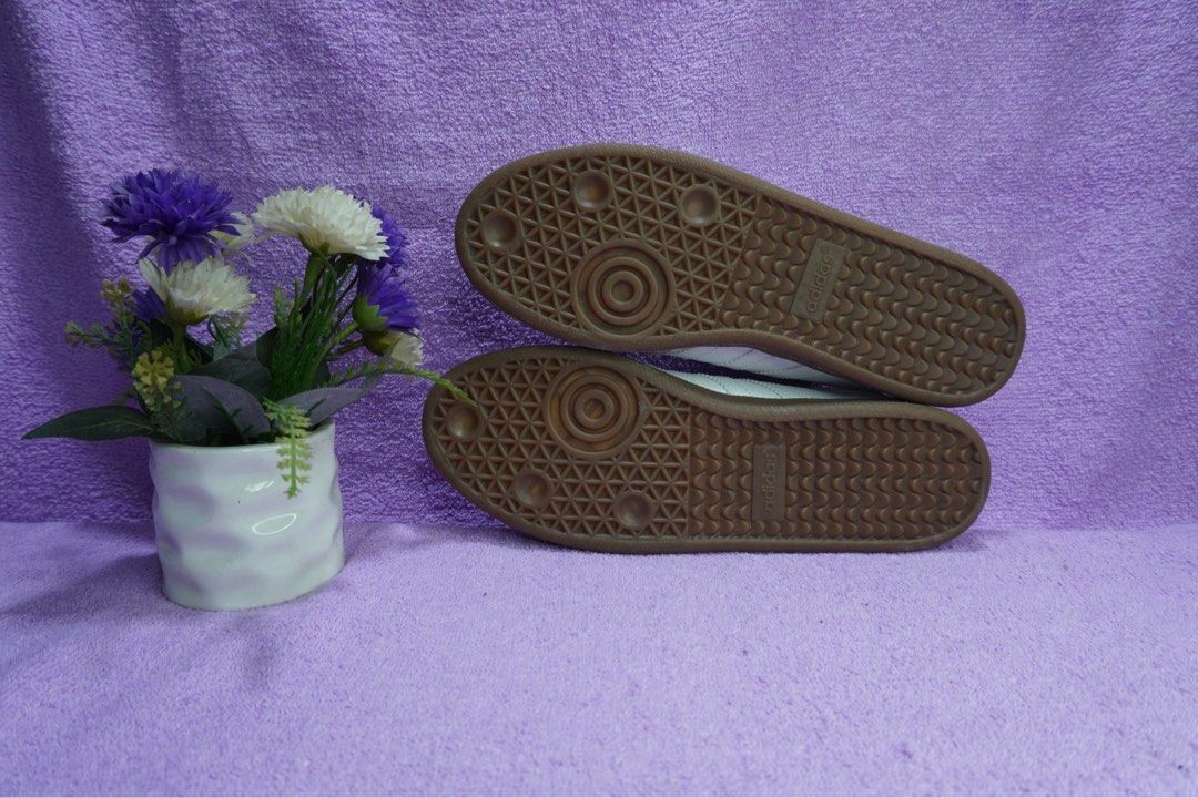 908. Adidas Samba Sport White BZ0058 Size 43 Insole 27.5 cm Made in
