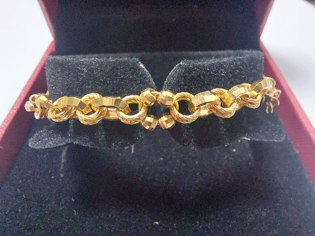 Buy quality 916 gold unique bracelet pjbr008 in Ahmedabad