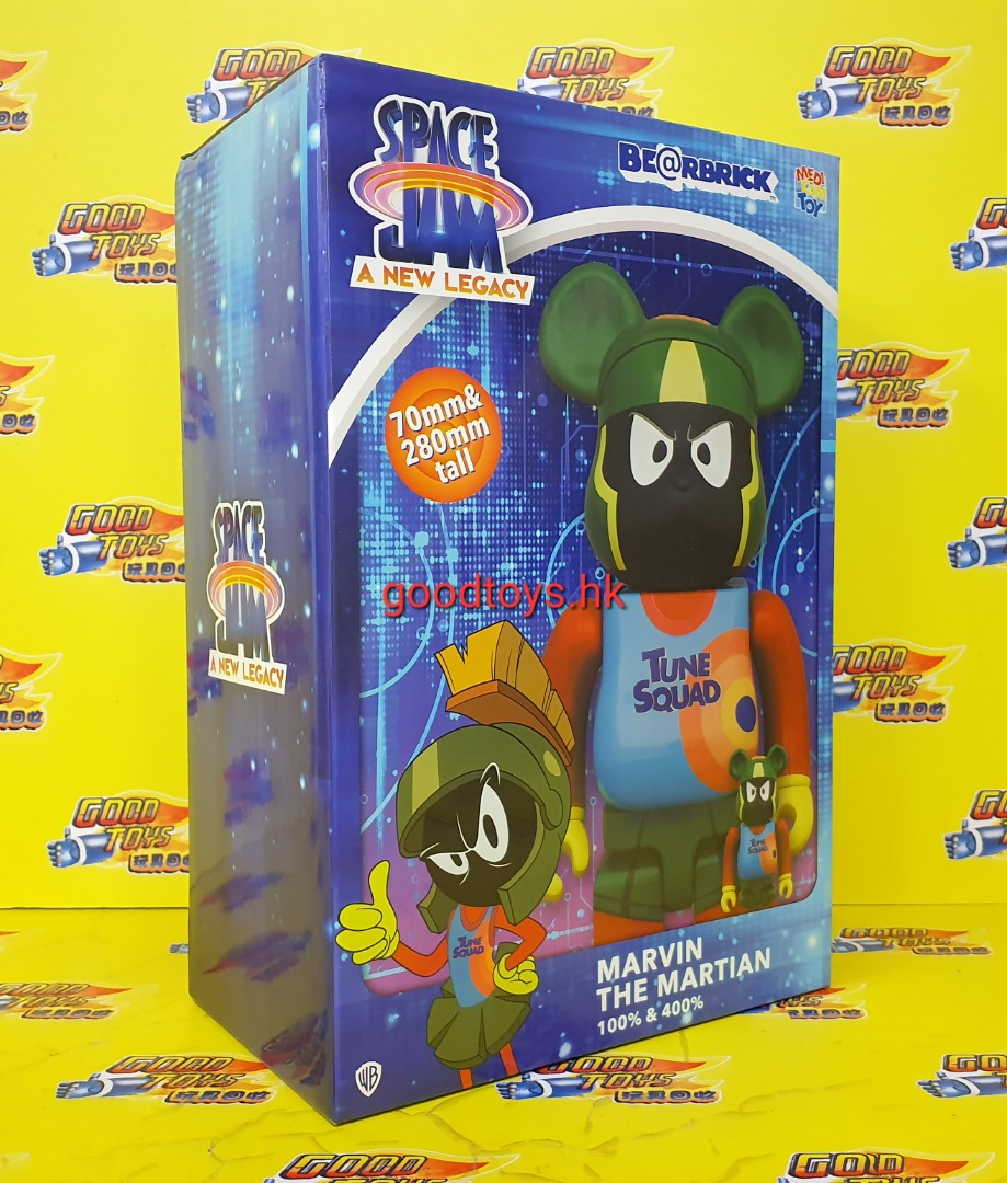 中古已開封MEDICOM TOY BEARBRICK BE@RBRICK MARVIN THE MARTIAN 100