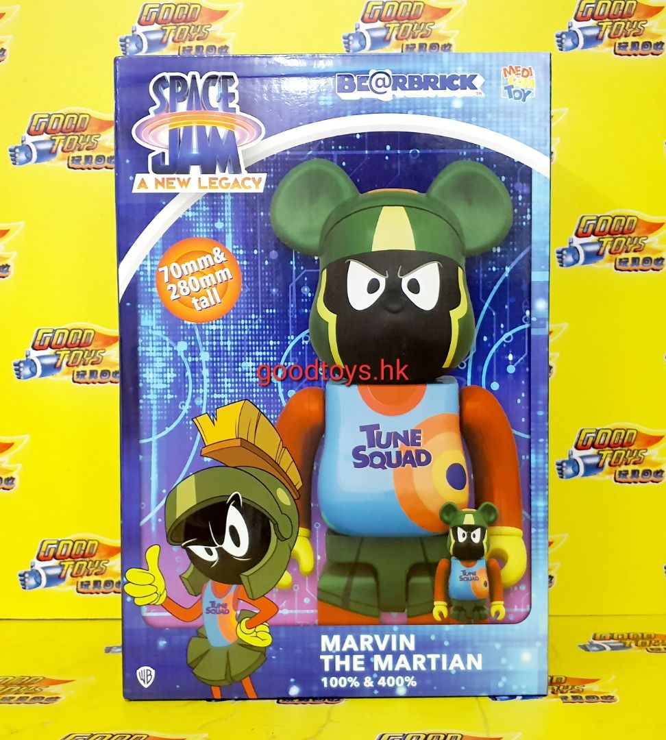 中古已開封MEDICOM TOY BEARBRICK BE@RBRICK MARVIN THE MARTIAN 100