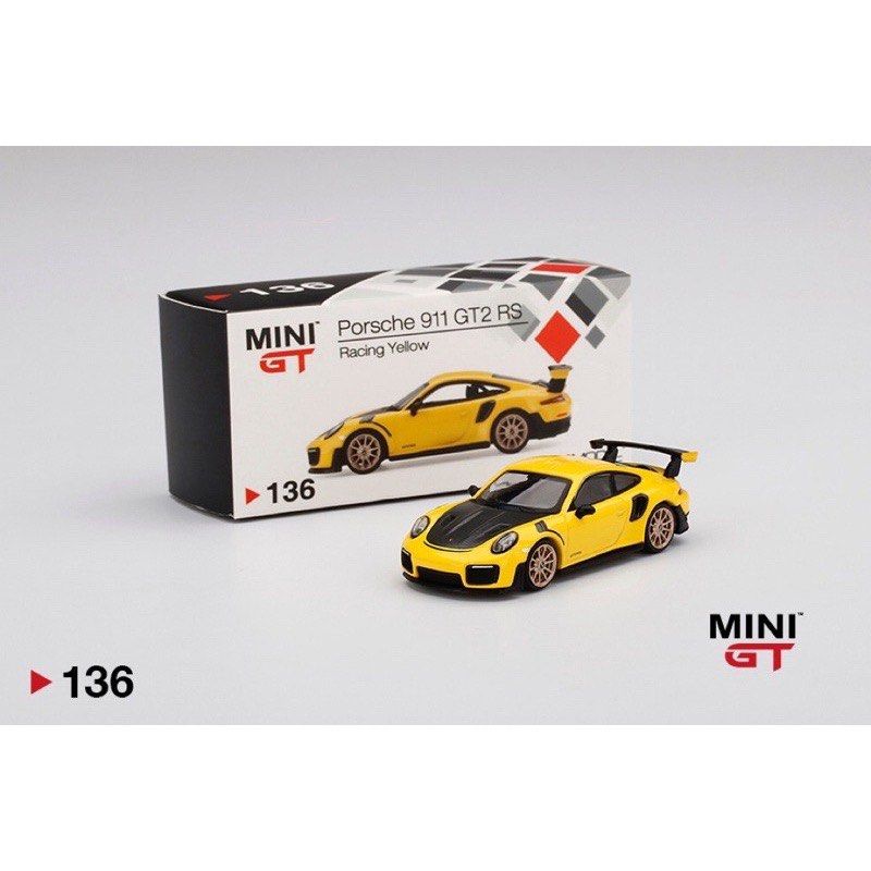 未開封レア品★mini GTポルシェPorsche911 GT2 RSイエロー★ 未開封レア品☆mini GTポルシェPorsche911 GT2 RSイエロー☆