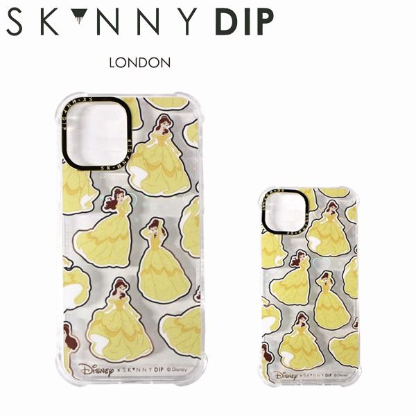 美國Skinnydip X DISNEY 美女與野獸Beauty and the Beast 及花款透明膠