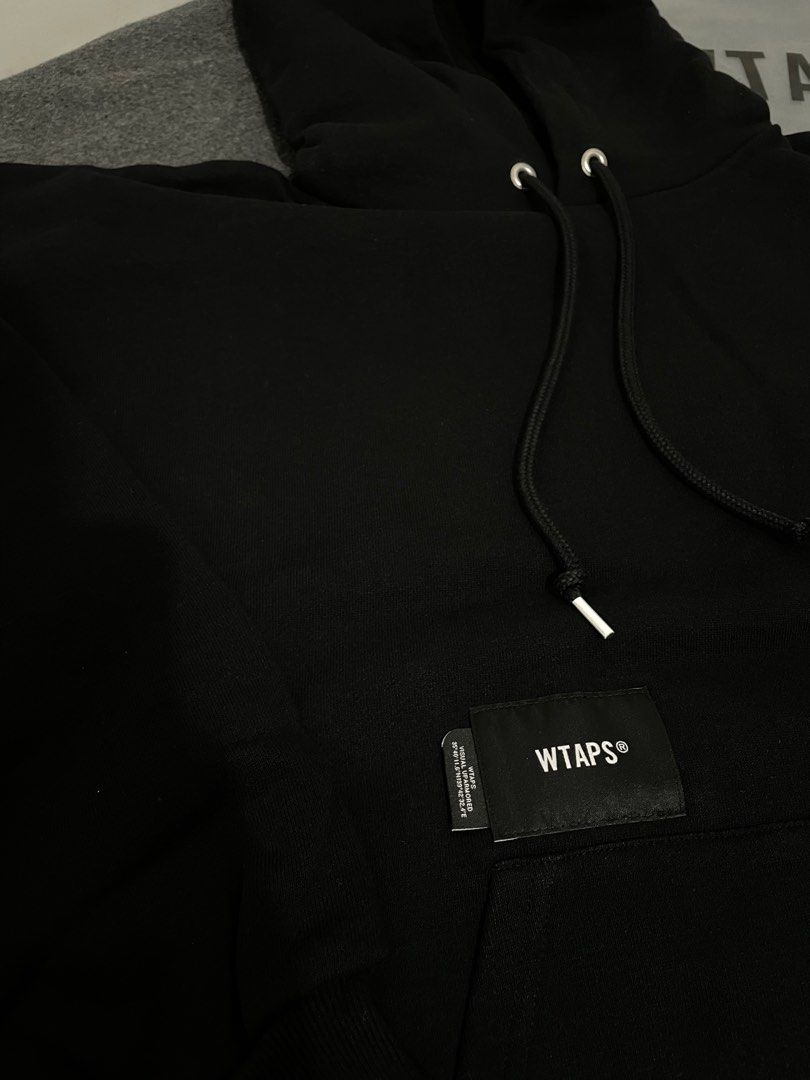 現貨] WTAPS CRST / HOODY / COTTON Black, 男裝, 外套及戶外衣服