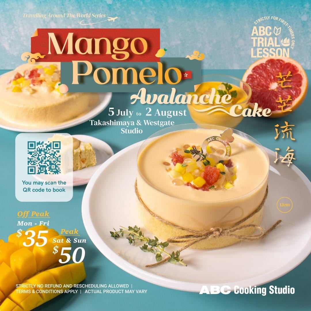 ABC Cooking Studio Trial Class, Food & Drinks, Homemade Bakes on Carousell