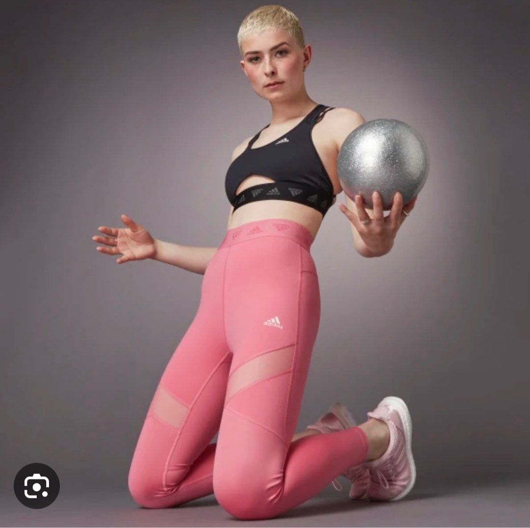 Adidas Hyperglam High Rise Tights, Women's Fashion, Activewear on Carousell