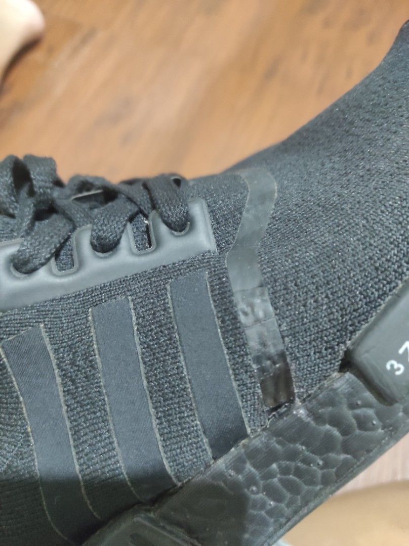 Adidas nmd primeknit japan triple black original, Fesyen Pria, Sepatu ,  Sneakers di Carousell