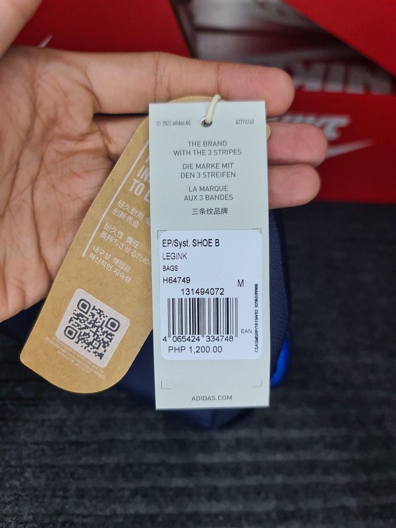 Adidas Packing System Shoe Bag Blue 15L on Carousell