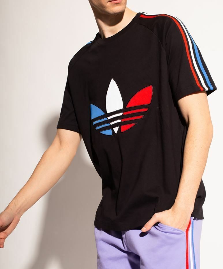 adidas tricolor t shirt