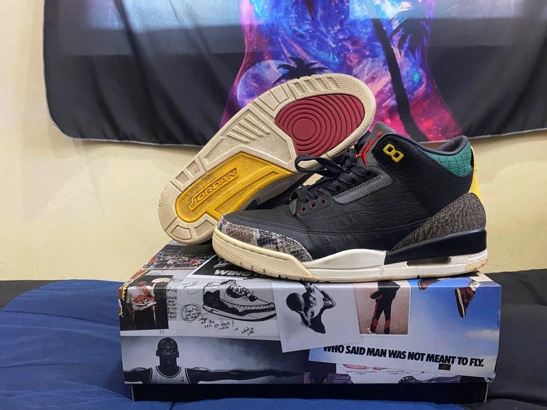Air Jordan 3 Animal Pack 2.0 US8 UK7