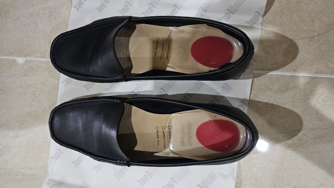 Alain Delon Black Formal Shoes, Women's Fashion, Footwear, Loafers on ...