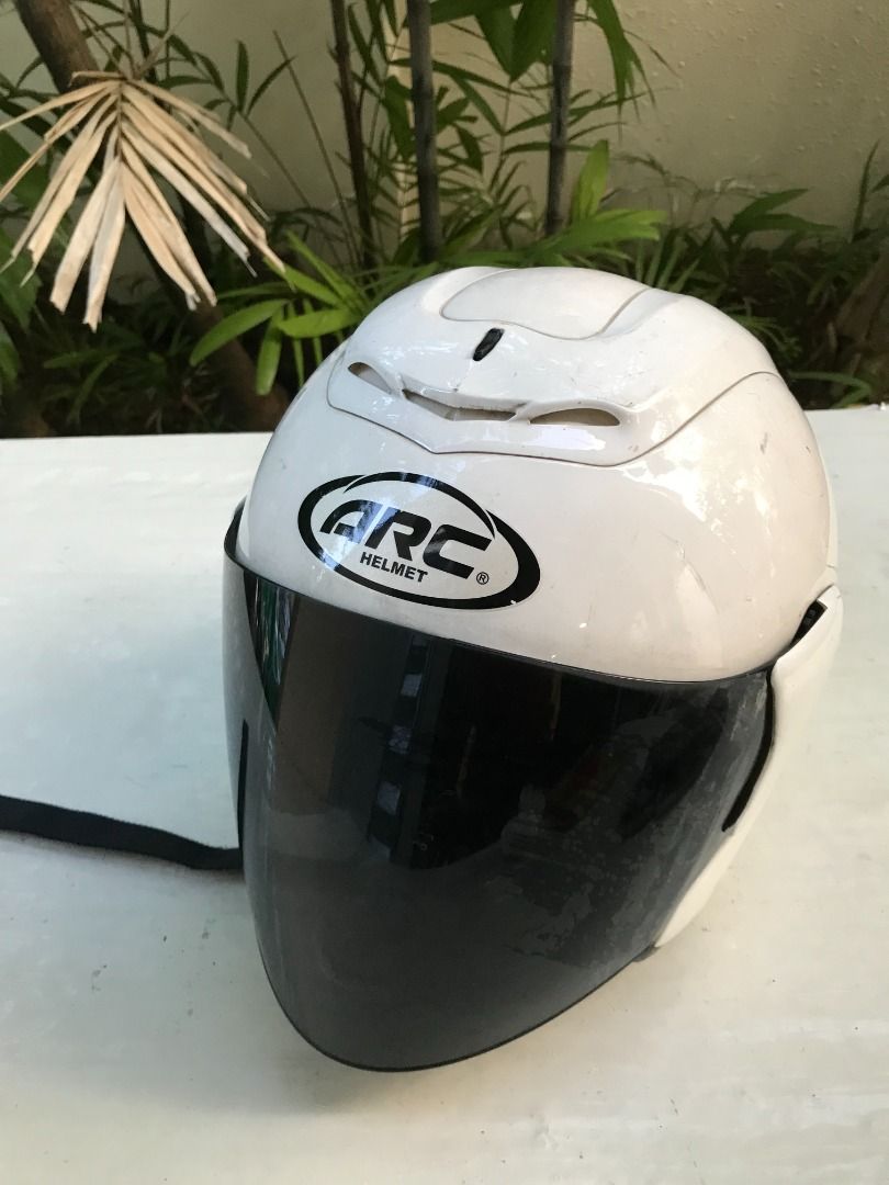 ARC Small to Medium size LTA approved motorcycle helmet. In good