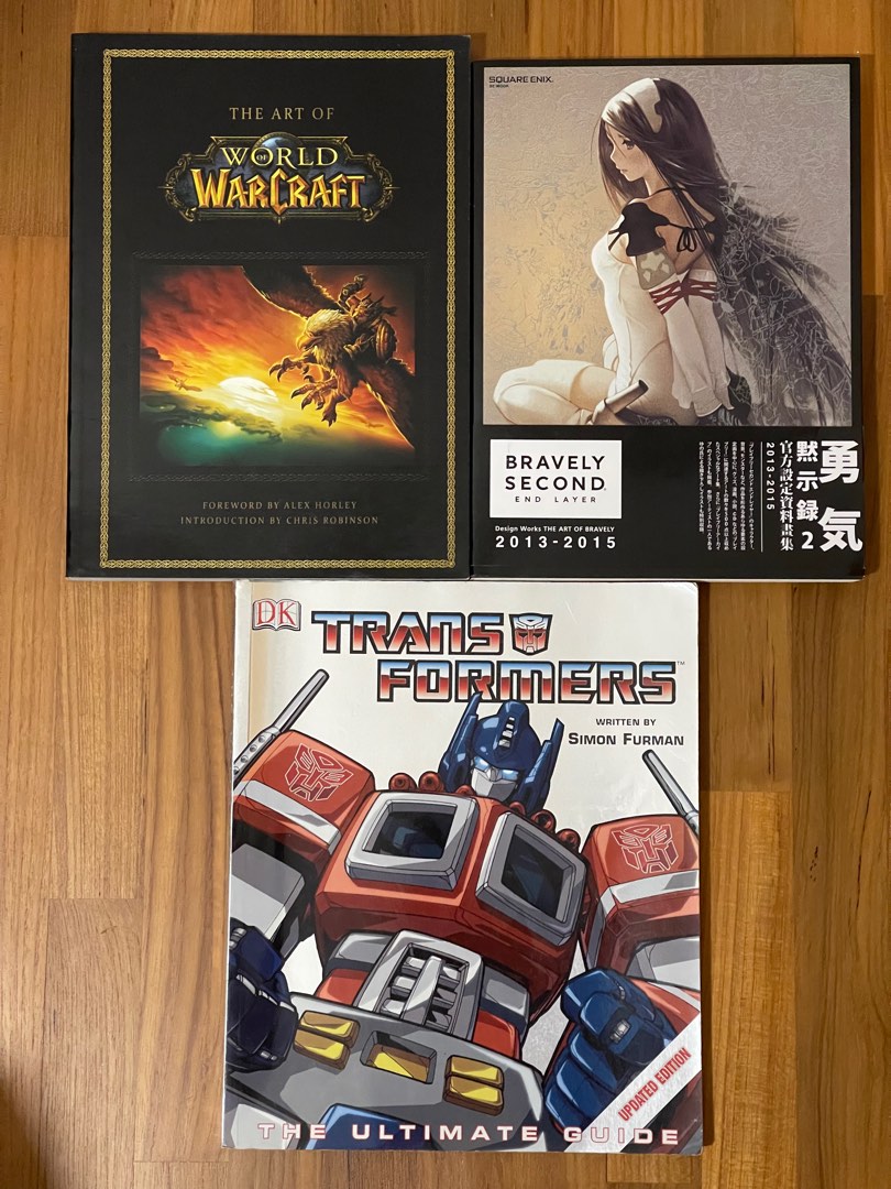 Magazines,　of　Non-Fiction　Art　Art　World　Toys,　Second:　Guidebook　Hobbies　Transformer　End　Layer.　guide,　of　ultimate　Warcraft,　Fiction　Bravely　Assorted　The　of　Books　artbook　on　The　the
