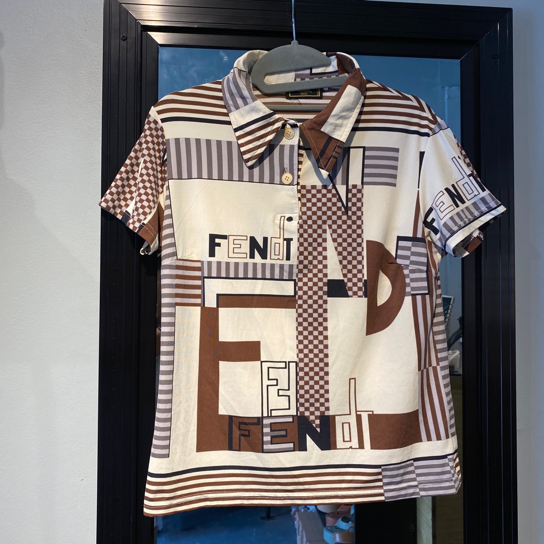 Authentic Fendi Polo Shirt on Carousell