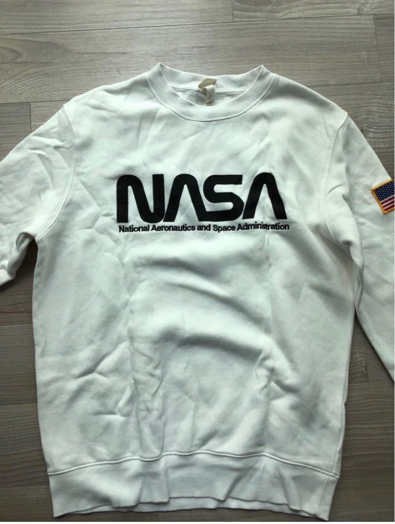 Authentic H M Sweatshirt NASA Edition Women s Fashion Tops